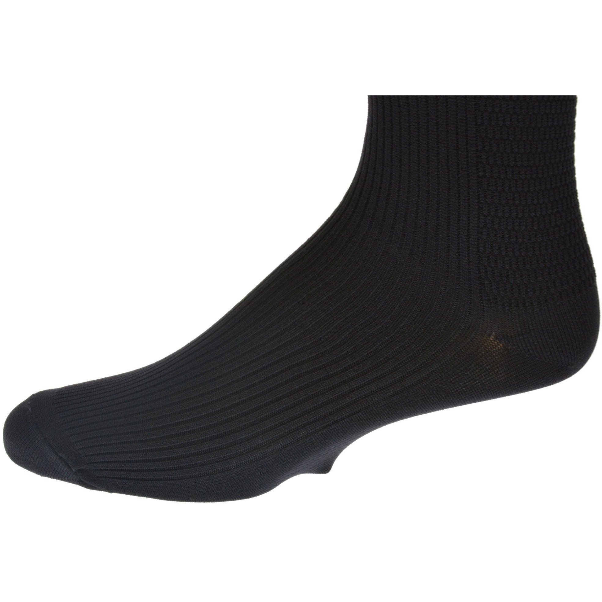 A pair of OTC Nylon Support Hose Compression Travel Socks, designed for comfort and circulation support, featuring a soft texture and over-the-calf design.